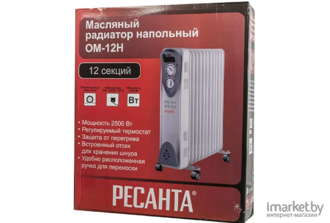 Радиатор отопления Ресанта ОМ-12Н