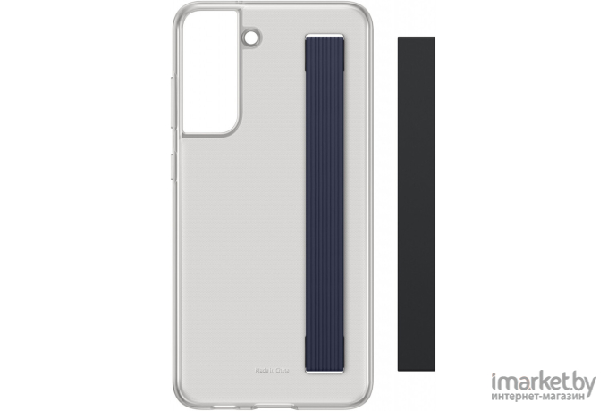 Чехол для телефона Samsung Slim Strap Cover S21 FE Dark Gray [EF-XG990CBEGRU]