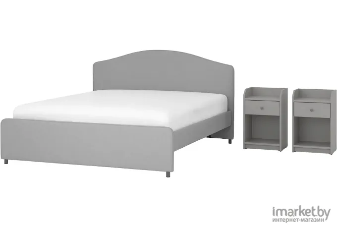Спальня Ikea Хауга серый [394.859.87]