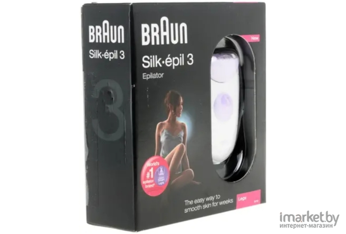 Эпилятор Braun SE3170 белый/розовый [81315016]