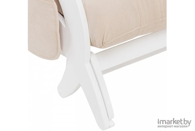 Кресло-глайдер Мебель Импэкс Milli Dream для кормления с карманами молочный дуб/Verona Vanilla