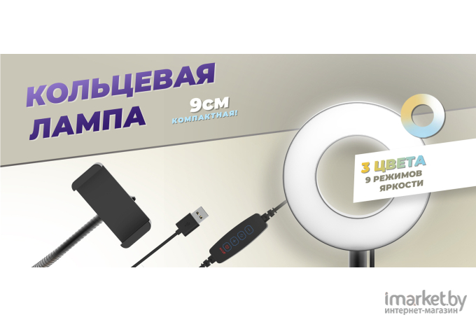 Кольцевая лампа Ritmix RRL-091