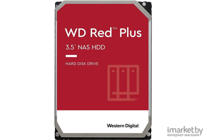 Жесткий диск WD Жесткий диск WD Red Plus 8TB WD80EFBX [WD80EFBX]