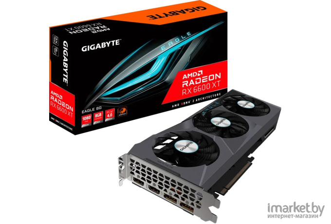 Видеокарта Gigabyte Radeon RX 6600 Eagle 8G GDDR6 (GV-R66EAGLE-8GD)