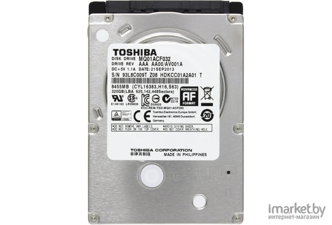 Жёсткий диск Toshiba 320GB MQ01ACF032
