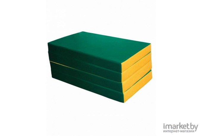 CENTR-OPT Мат № 7 (200 х 100 х 10) зеленый/желтый (Мат № 7 з/ж)