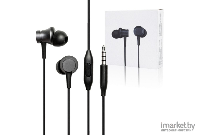 Наушники Xiaomi Mi In-Ear Headphones Basic HSEJ03JY (черный)