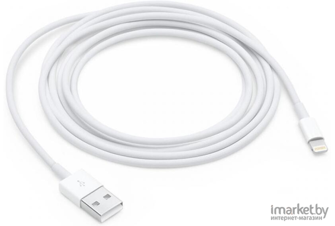 Кабель Apple Lightning/USB 2м белый (MD819ZM/A)