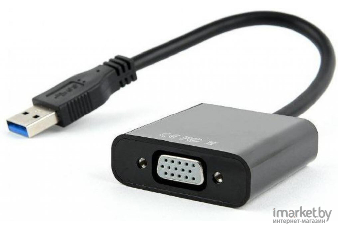 Адаптер USB Cablexpert AB-U3M-VGAF-01 microUSB 2.0/VGA 0.15 м