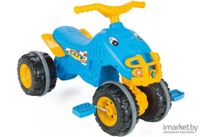 Педальная машина Pilsan Квадроцикл Cenk голубой (07810)