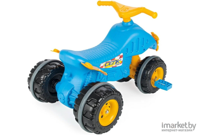 Педальная машина Pilsan Квадроцикл Cenk голубой (07810)