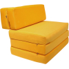 Бескаркасный диван byROOM Лайн Veluto Lux 40 велюр желтый