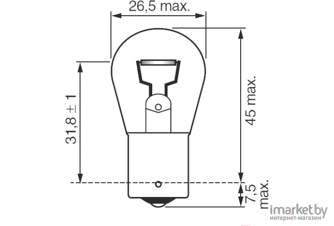 Автомобильная лампа Bosch 1987302703