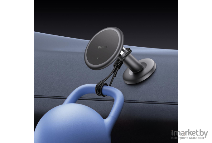 Автомобильный держатель Baseus C01 Magnetic Phone Holder (Stick-on Version) (SUCC000001) Black