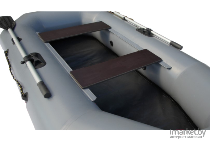 Надувная лодка Leader Boats Компакт-255 серый (0055333)