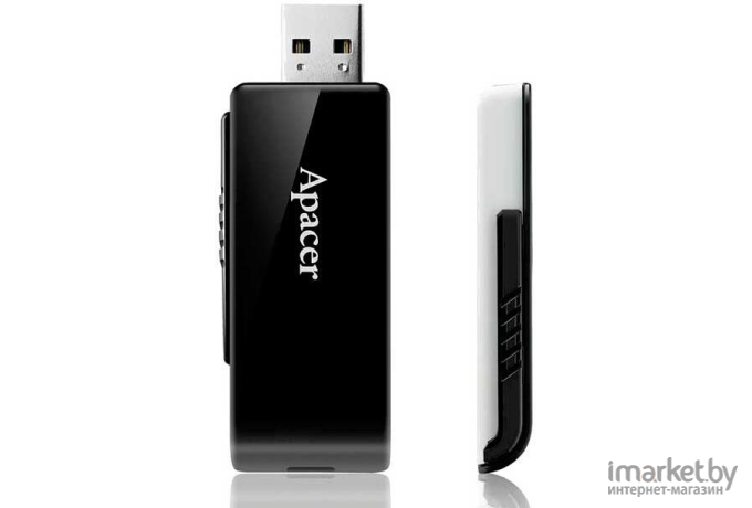 USB Flash-накопитель Apacer AH350 32GB черный (AP32GAH350B-1)