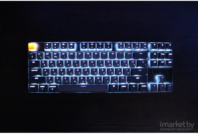 Беспроводная клавиатура Keychron K8 Grey (White Led, Hot-Swap, Gateron G pro Brown Switch)