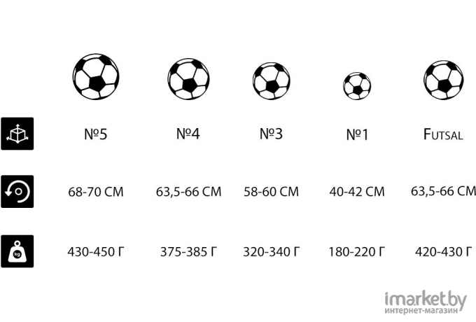 Футбольный мяч Vimpex Sport Impact 3 размер белый/золотой (8002\3)