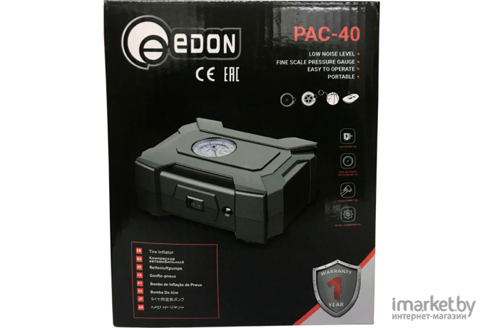 Автомобильный компрессор Edon PAC-40 (1011010211)