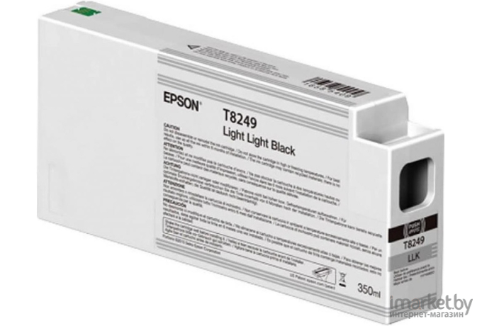 Картридж струйный Epson C13T824900 350мл светло-серый