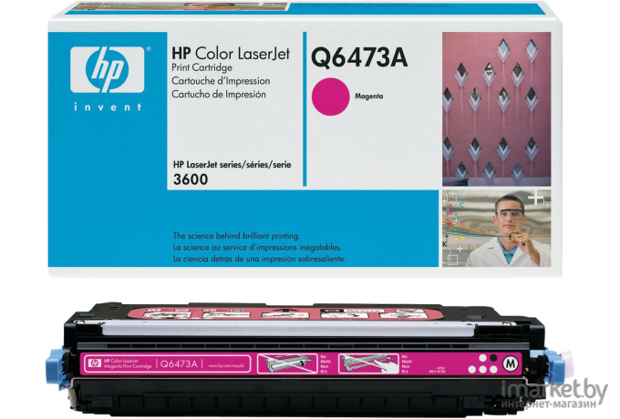 Картридж HP 502A пурпурный (Q6473A)