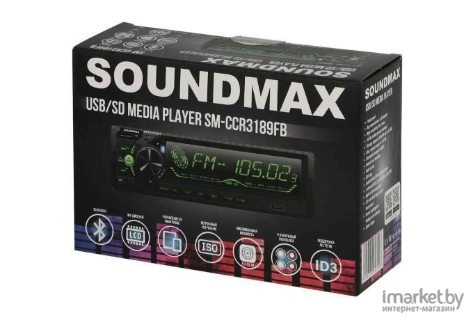 Автомагнитола Soundmax SM-CCR3189FB