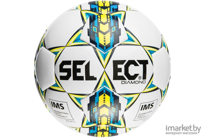 Футбольный мяч Select Diamond 3 White/Blue