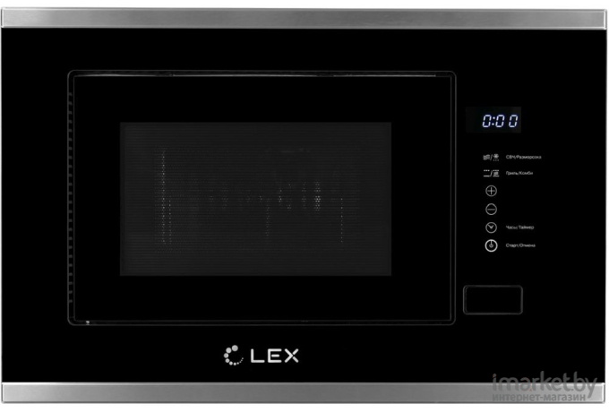 Микроволновая печь Lex Bimo 20.01 INOX нержавеющая сталь/черный (CHVE000002)