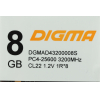 Оперативная память Digma DDR4 8Gb 3200MHz DGMAD43200008S