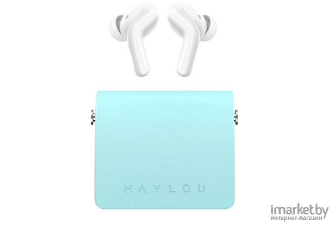 Беспроводные наушники с цепочкой Haylou Lady Bag+Chain голубой (Haylou T87)