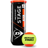 Мячи для большого тенниса Dunlop Stage 2 3шт оранжевый (622DN601339)