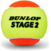 Мячи для большого тенниса Dunlop Stage 2 3шт оранжевый (622DN601339)