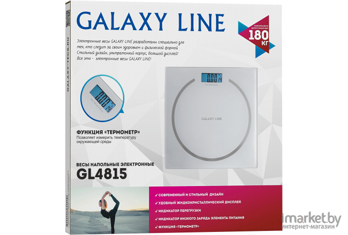 Напольные весы Galaxy GL 4815 белый