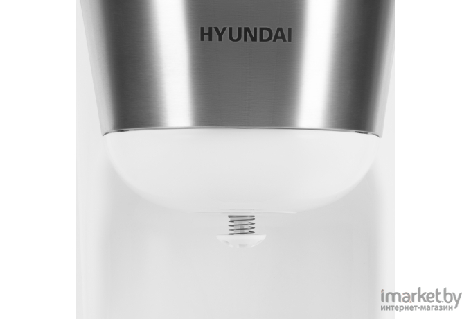 Кофеварка Hyundai HYD-1214 белый/серебристый
