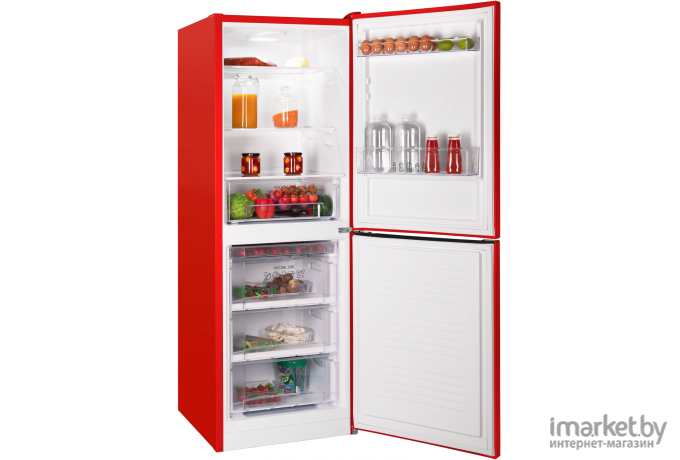 Холодильник Nordfrost NRB 161NF R красный (318748)