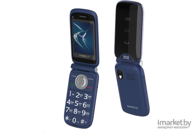 Мобильный телефон Maxvi E6 Blue
