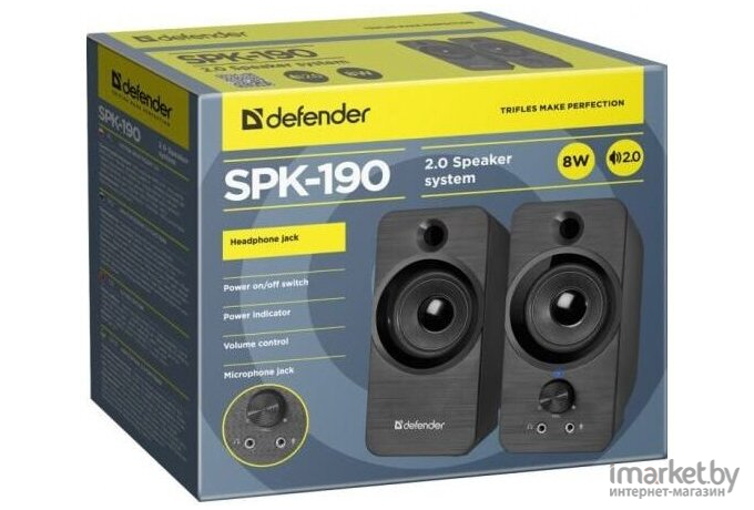 Мультимедиа акустика Defender SPK-190 Black (65190)