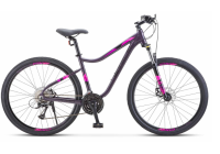 Горный (MTB) велосипед Stels Miss-7700 MD 27.5 V010 (2023) рама 17 (темно-пурпурный)