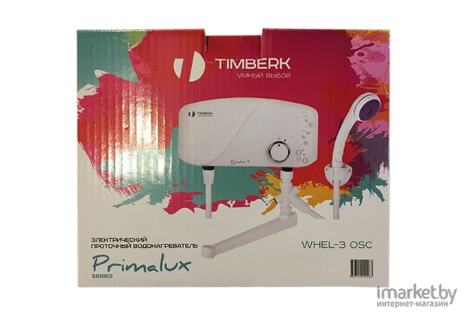 Проточный водонагреватель Timberk Primalux WHEL-3 OSC (душ+кран)