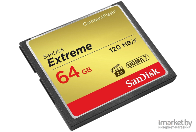 Карта памяти SanDisk Extreme CompactFlash 64GB [SDCFXSB-064G-G46]