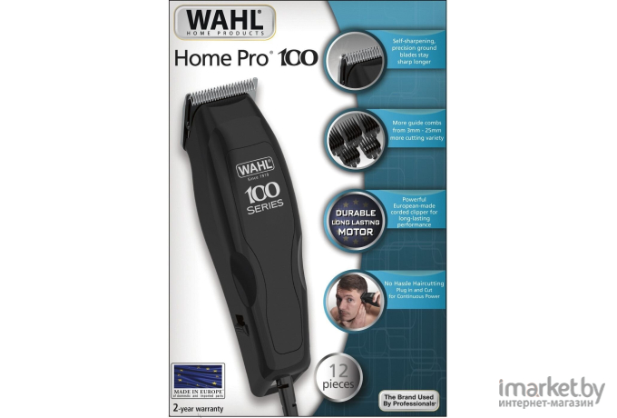 Машинка для стрижки волос Wahl Home Pro 100 Clipper 1395-0460
