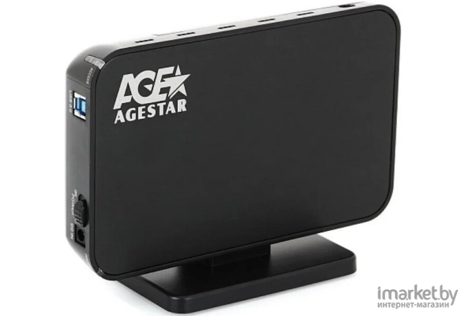 Бокс для жесткого диска AgeStar 3UB3A8-6G Black