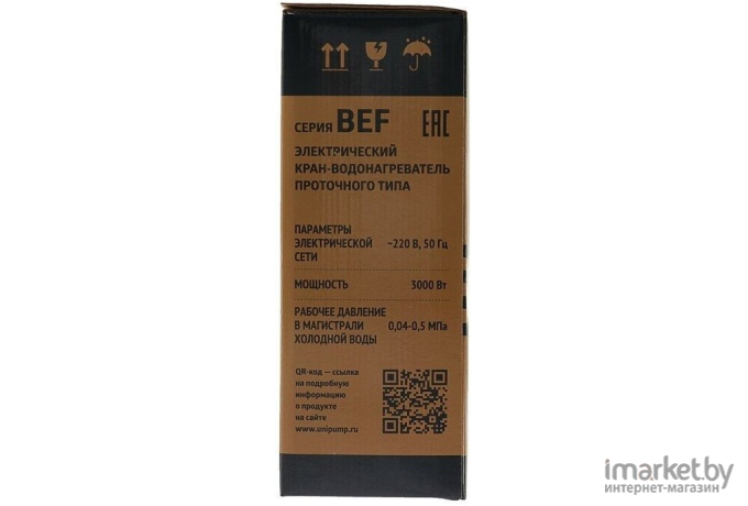 Проточный водонагреватель Unipump BEF-016-03