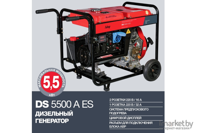 Дизельный генератор Fubag DS 5500 A ES