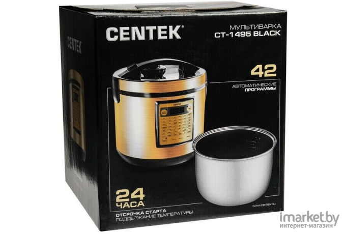 Мультиварка CENTEK CT-1495 (черная)
