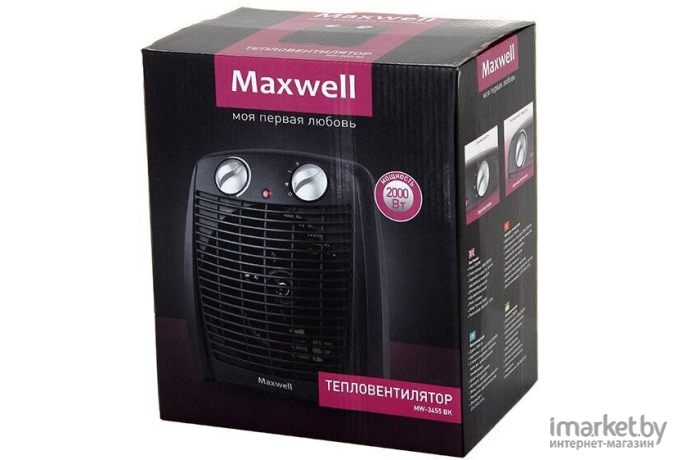 Тепловентилятор Maxwell MW-3455 BK